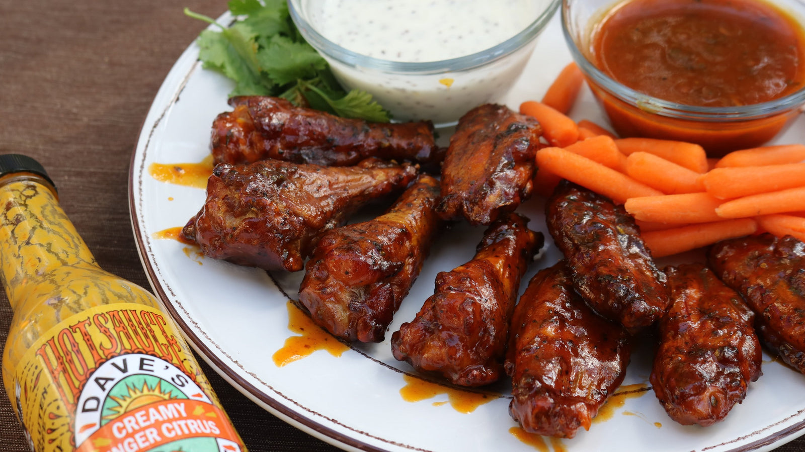 Citrus-Ginger Vodka Chicken Wings 