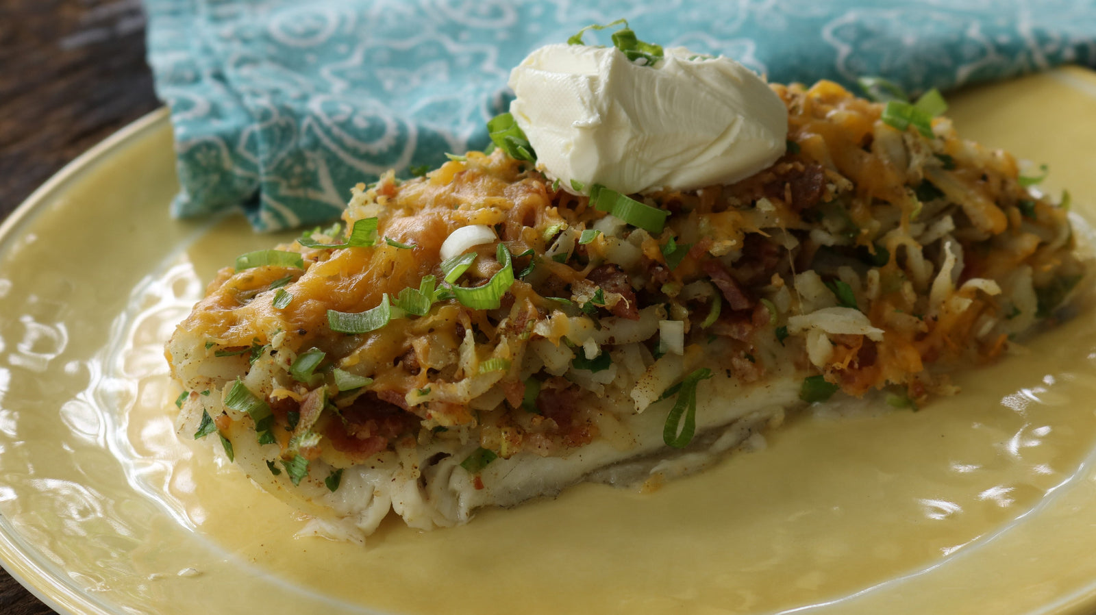 Bacon-Potato Catfish Casserole