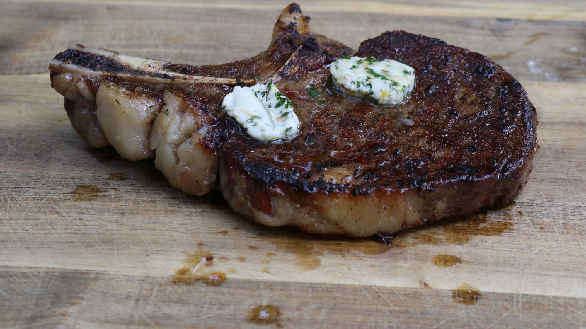 Ribeye Steak with Cowboy Butter on the Pit Barrel Cooker