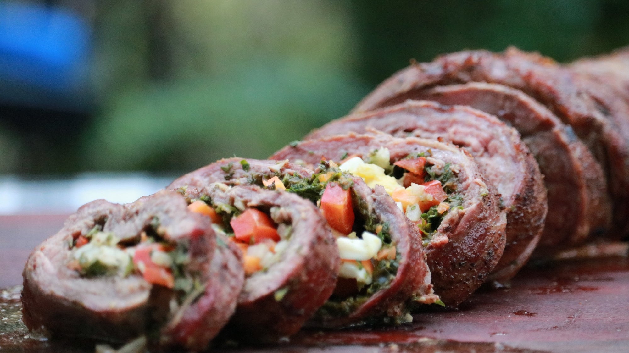 Grilled Stuffed Flank Steak (a.k.a. Matambre)