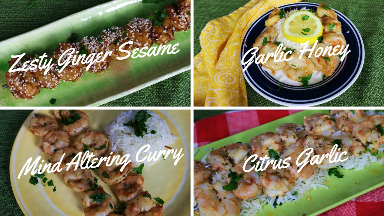 4 Different Shrimp Recipes in an Oil-Less Fryer