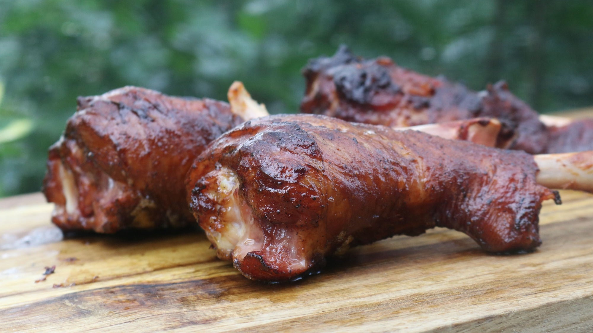  Smoked Vinegar-Mopped Turkey Legs (Disney-Style)