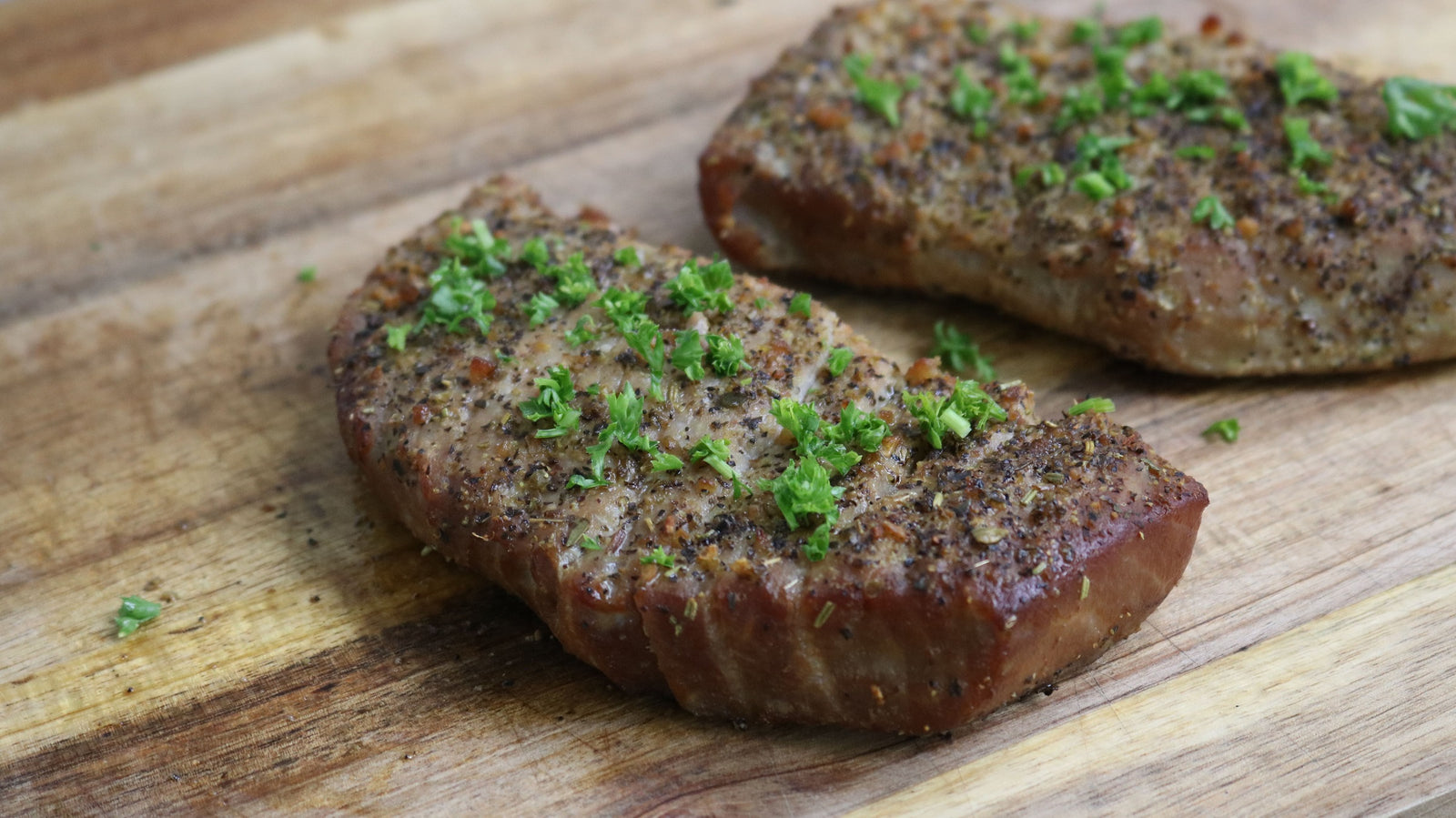 Smoked Lemon-Pepper Tuna