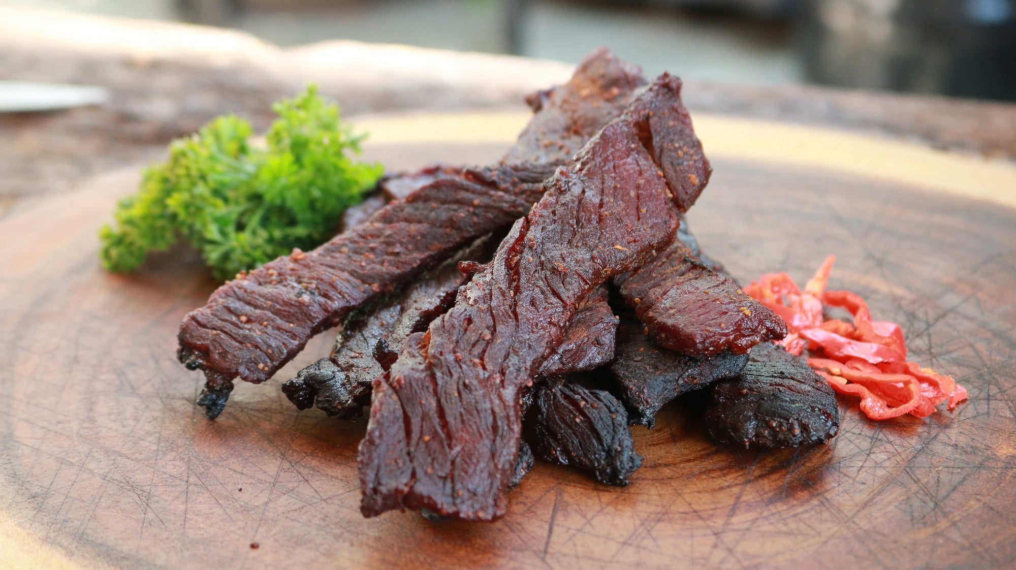 Smoked Sweet & Spicy Beef Jerky