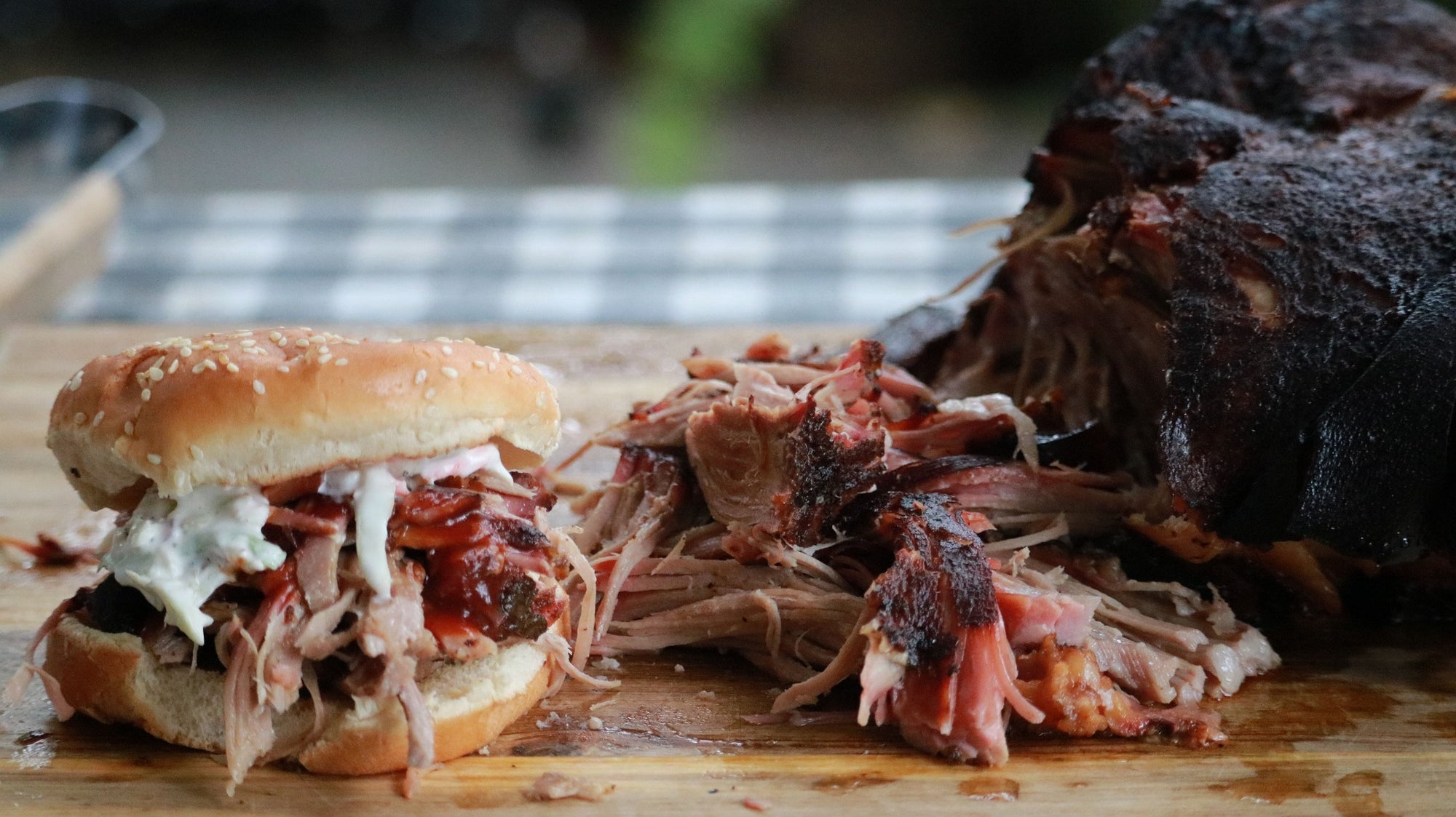 Apple-Juice Brined Pulled Pork with Homemade Coleslaw