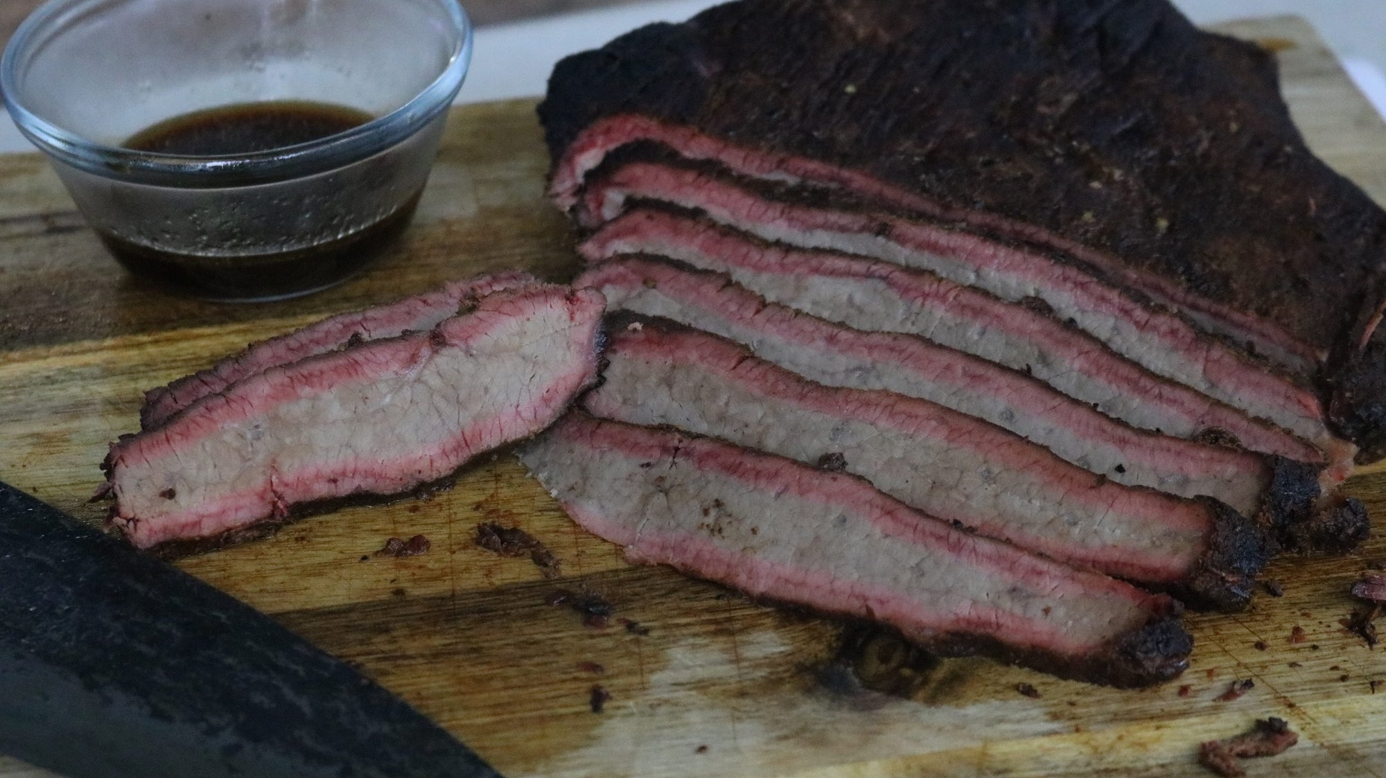 Smoked Brisket During Hurricane Irma