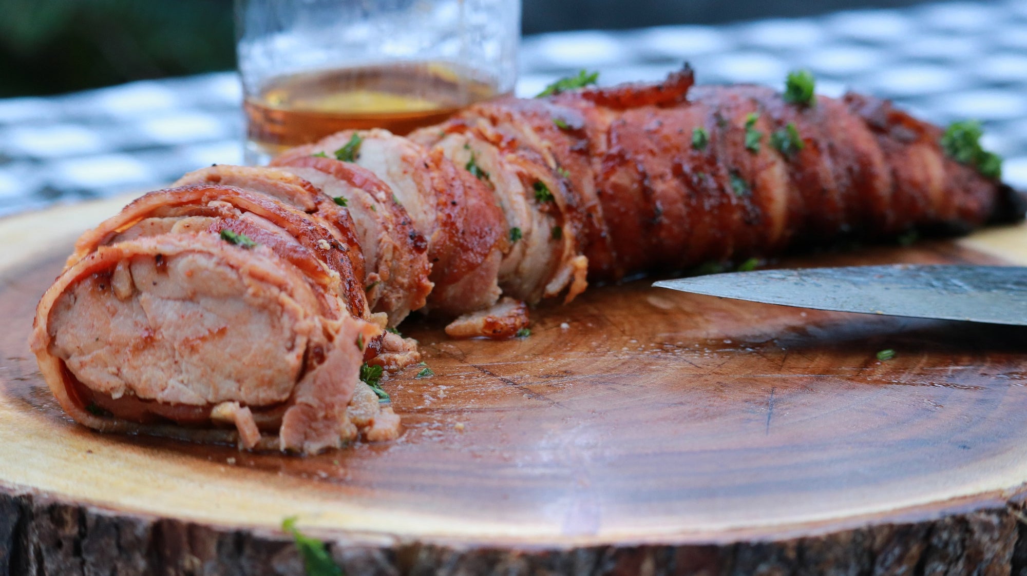 Smoked Bacon-Wrapped Pork Tenderloin