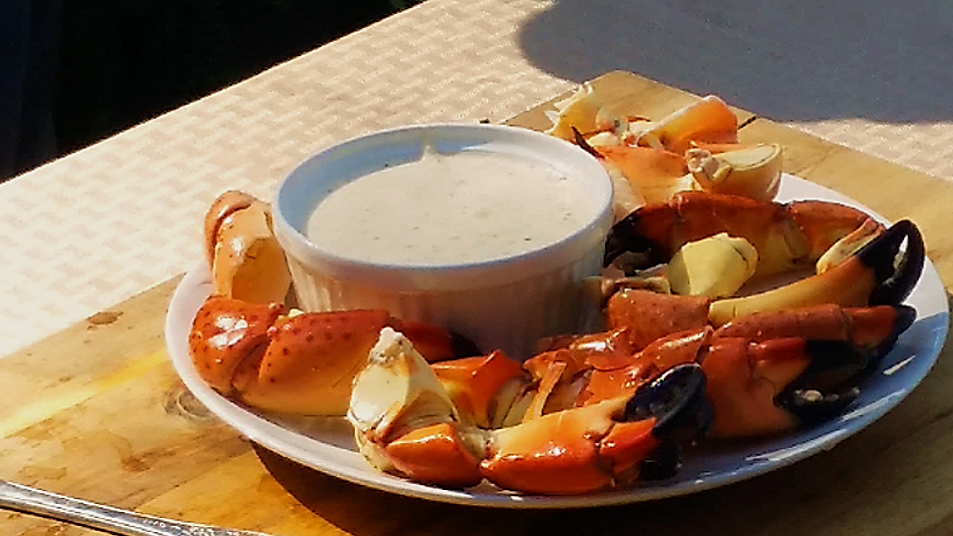 Florida Stone Crab Claws with Mustard Sauce
